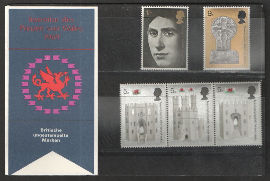 (image for) 1969 German Language Investiture Presentation Pack - Click Image to Close